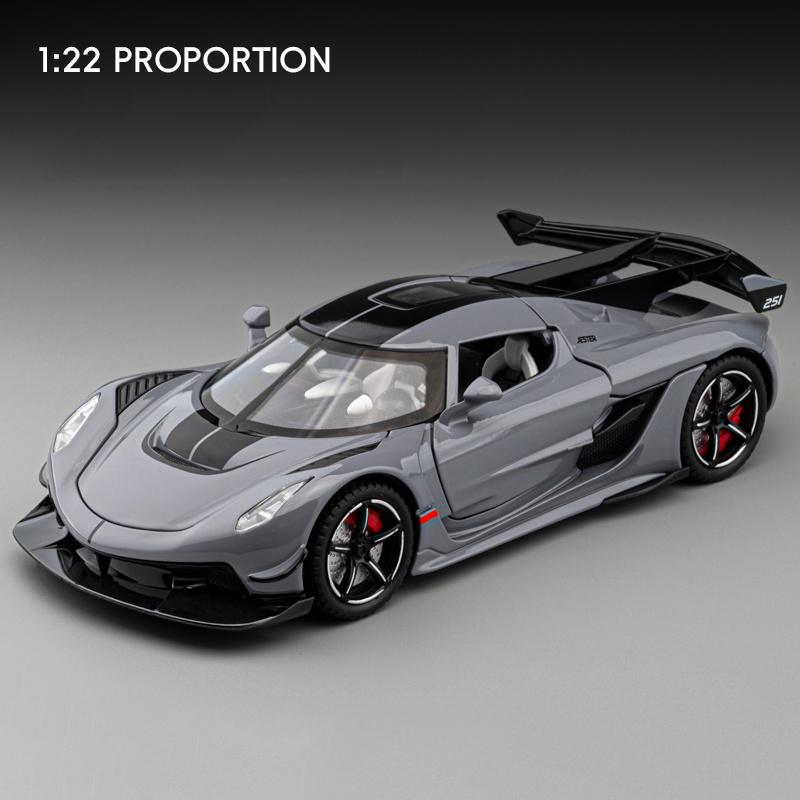 1:24 KNSG Jesko Absolut ONE 1 Gemera GT Суперкар Сплав Металл Литье под давлением Модель Автомобиля Домашний Декор Настольный Дисплей Украшение День Рождения