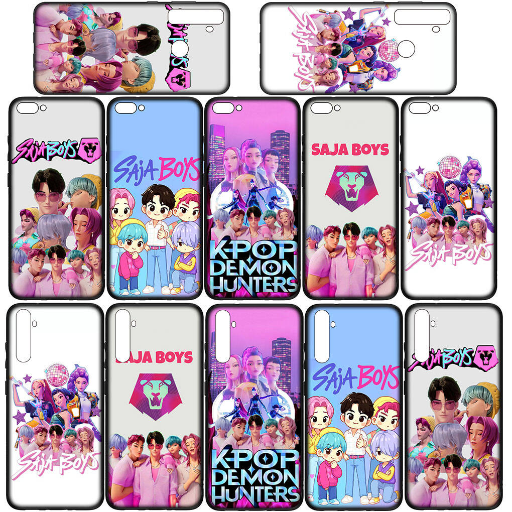 Phone Case for iPhone 17 16 15 Plus X Huawei P30 P20 Lite Redmi Note 14 12 11 13 Pro Max OPPO A60 A80 A40 A18 KPop Saja Demons Boys Jinu Hunters Cover