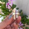 Винтажное Женское Кольцо Богемское Преувеличенное Кольцо Инкрустированное Красным Фианитом Антикварный Медный Цвет Гравировка Классическое Женское Украшение
