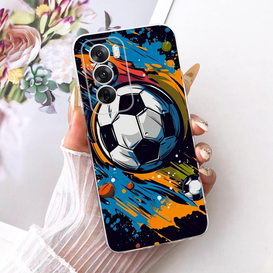 For Oppo Reno12 Pro Case CPH2629 Luxury Flowers Butterfly Painted Cover Soft Silicone Case For Oppo Reno 12 Pro Reno12 5G Fundas