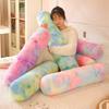 Скандинавский стиль Красочная Цилиндрическая Подушка-валик для дивана дома Подушка для сна на кровати для девочек Длинная подушка для ног