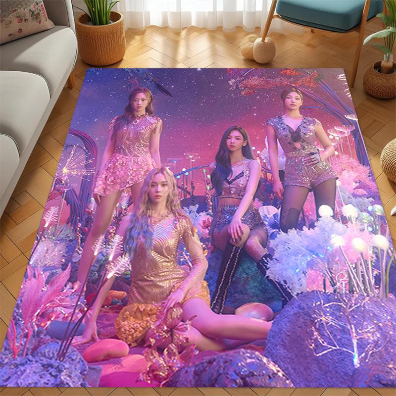 Vibrant Winter Vibes carpet floor mats printing Room Fashion Doormat