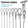 10pcs 2/3mm Wire Rope Clamps Stainless Steel Cable Fastener Adjustable Screw Copper Metal Clip Sling Fitting