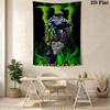 Rossi Flame Wall Tapestry Aesthetic Wall Hanging Printed Fabric Blanket Decorative Tapestries for Bedroom Living Room Home Decor