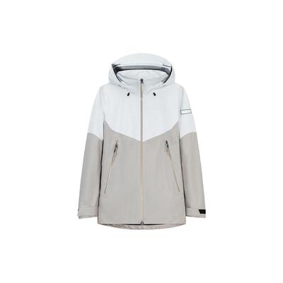 Куртка Outdoor Series водонепроницаемая дышащая утолщенная теплая женская куртка ярко-серая бумажно-белая 162410607-3