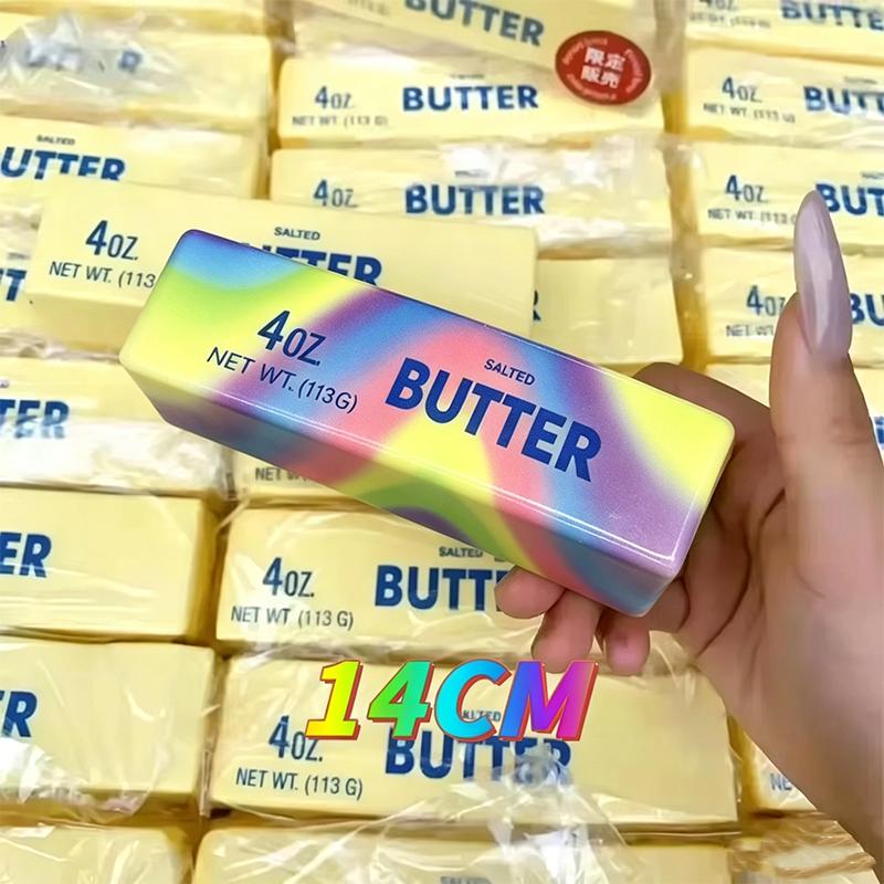 14 см Масляный Брусок Фиджет Игрушки Сквиши Эластичный Сырный Брусок Забавная Игрушка для Снятия Стресса и Тревоги Сжималка Розыгрыш Игрушка Расслабление