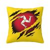 Motorcycle Sport Isle Of Man TT Races Cushion Cover  cm Throw Pillow Case Living Room Decoration Sofa Chair Pillowslip