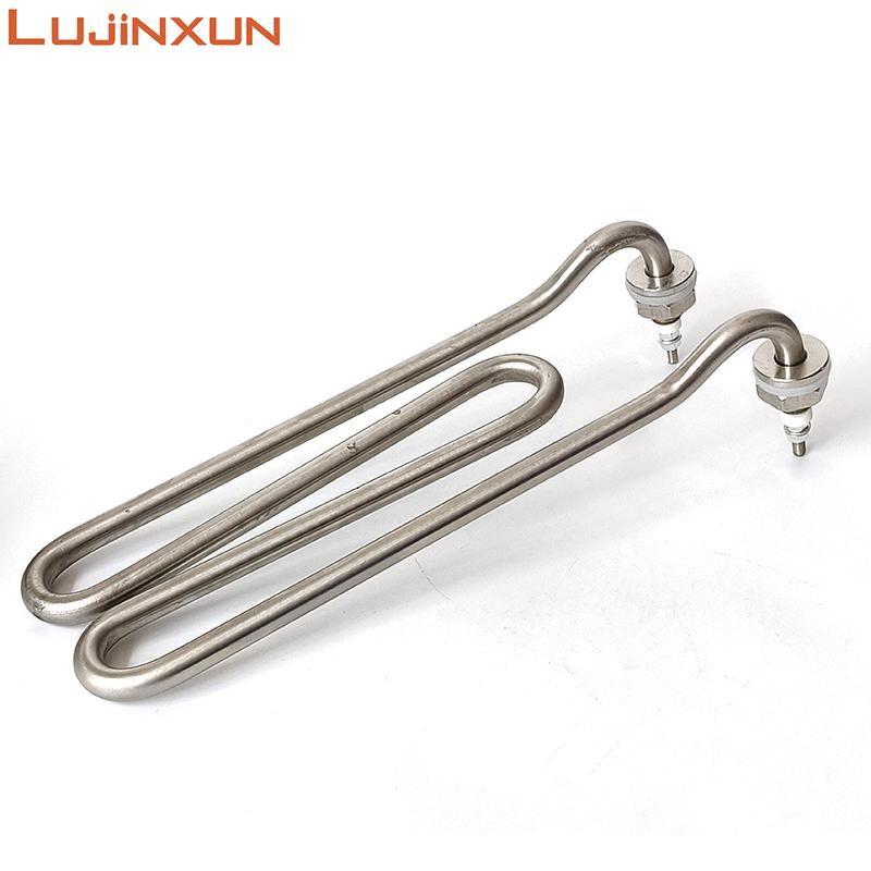 Lujinxun 220V 1KW Electric Heating Element Heater Tube M14 Thread 304 Stainless Steel Tube for Water Tank 1pc