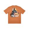 SS22 P-3 K-9 Graphic Print Casual Short Sleeve T-Shirt Unisex Tops Caramel P22TS166