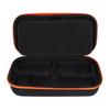 Wireless Microphone Case EVA Shell Zip Closure Portable Mic Storage Box with Handle