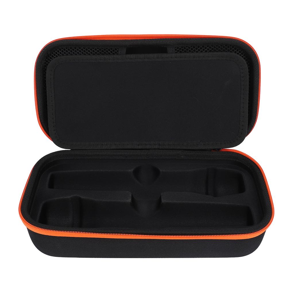 Wireless Microphone Case EVA Shell Zip Closure Portable Mic Storage Box with Handle