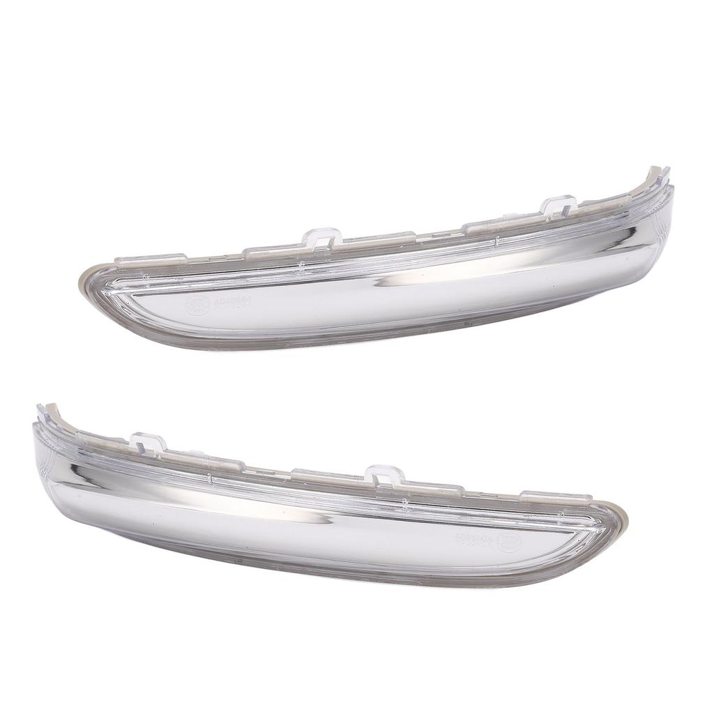1 Pair Rearview Mirror Turn Signal Shell 9814464680 Wing Mirror Indicator Lamp Lens Replacement for
