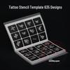 635 Книга узоров трафаретов для маленьких татуировок: Варианты полых и больших дизайнов для микроблейдинга, микропигментации и аэрографии в боди-арте