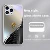 Сетка Градиент Дракон Роза Фиолетовый Для Iphone 15 14 13 12 11 Pro Max X XS XR 7 8 Plus 2020 2022 SE Закаленное Стекло Чехол для Телефона