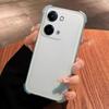 Чехол для Vivo Y28 4G Ударопрочный Бампер с Подушками Безопасности Матовый Полупрозрачный Чехол