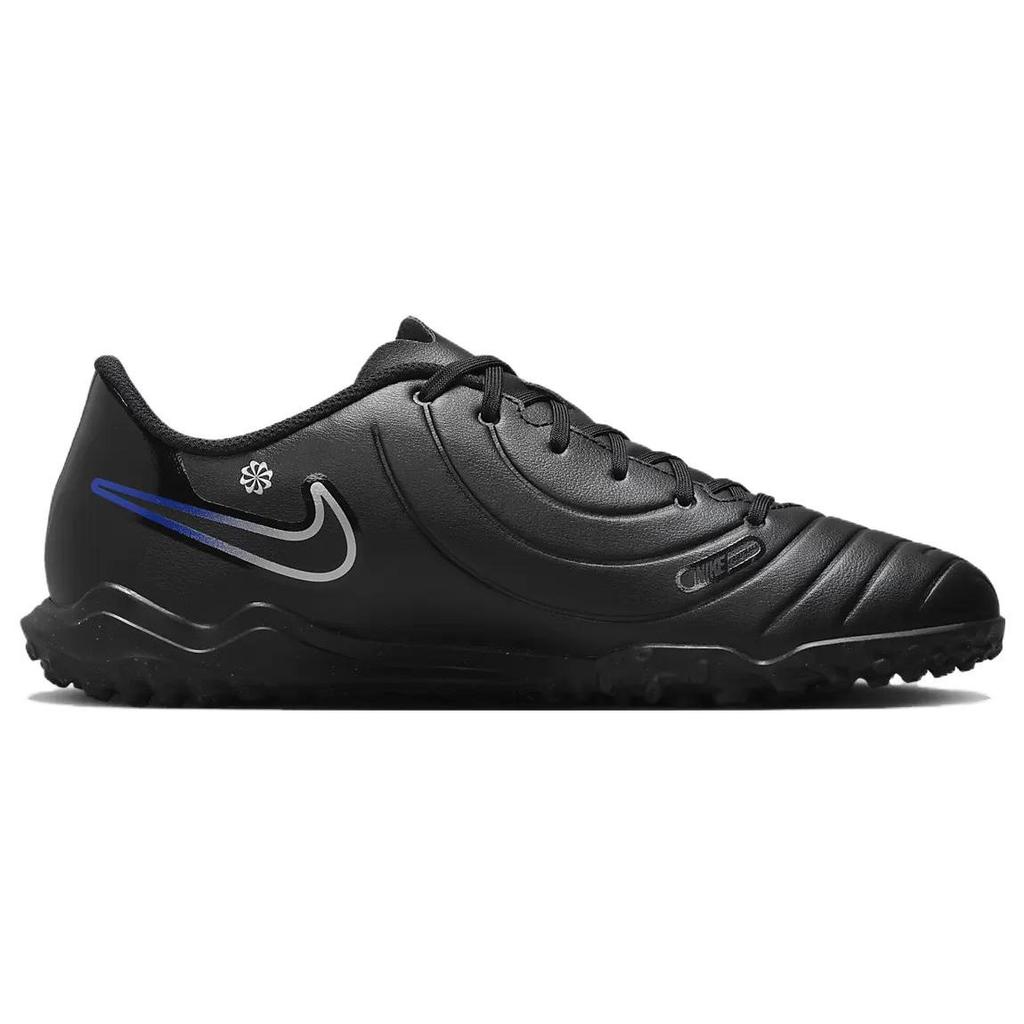 Nike Tiempo Legend 10 Club Round Logo TF (Rubber Studs) Firm Ground Artificial Grass Soccer Shoes Men Soccer Shoes Black DV4345-040