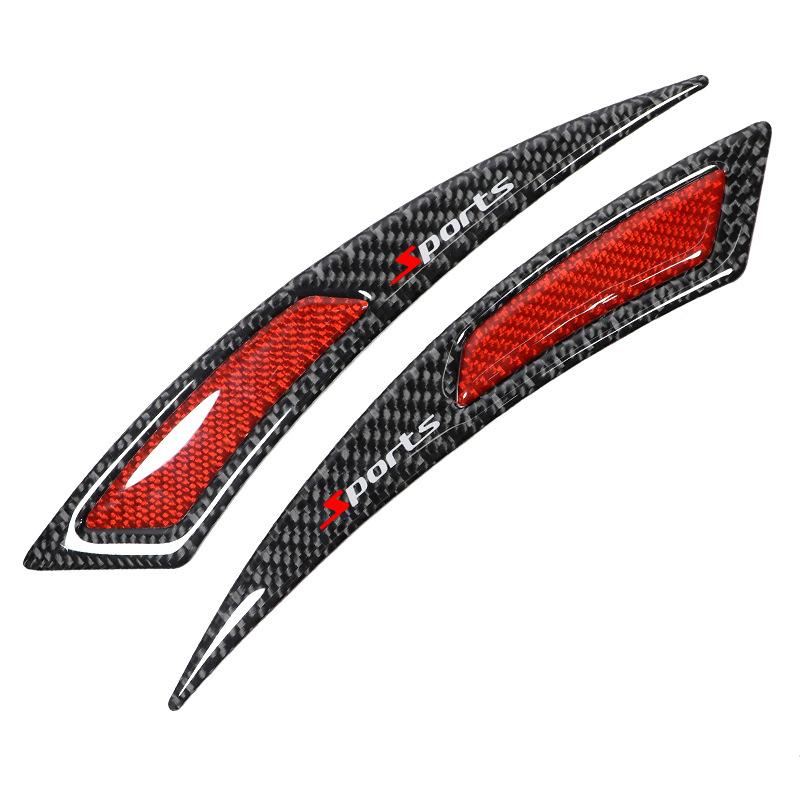 Полоса на крыло автомобиля, защита для бровей, накладка на колесо, накладка на арку, расширитель арки, декоративное устойчивое к царапинам углеродное волокно