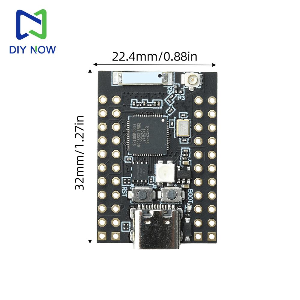 Плата разработки ESP32-S3R8 Плата ядра N16R8 16 МБ Flash 8 МБ PSRAM WiFi Bluetooth 5.0 AI IoT Модуль LX7 Двухъядерный MCU