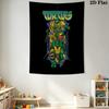 Mutant Turtles Urban Warriors Tapestry Wallmounted Fashion Print Homestay Soft Decoration Tapestry Christmas Gift Work Of Art