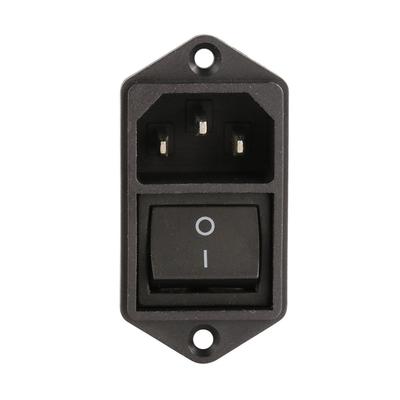 IEC320 C14 розетка переменного тока с тумблером 250 В 10 А