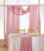 Set of 5 Chiffon Table Runner Wedding Arch Gauze Vintage Romantic Wedding Chair Sashes Birthday Party Baby Shower Ceremony Decor
