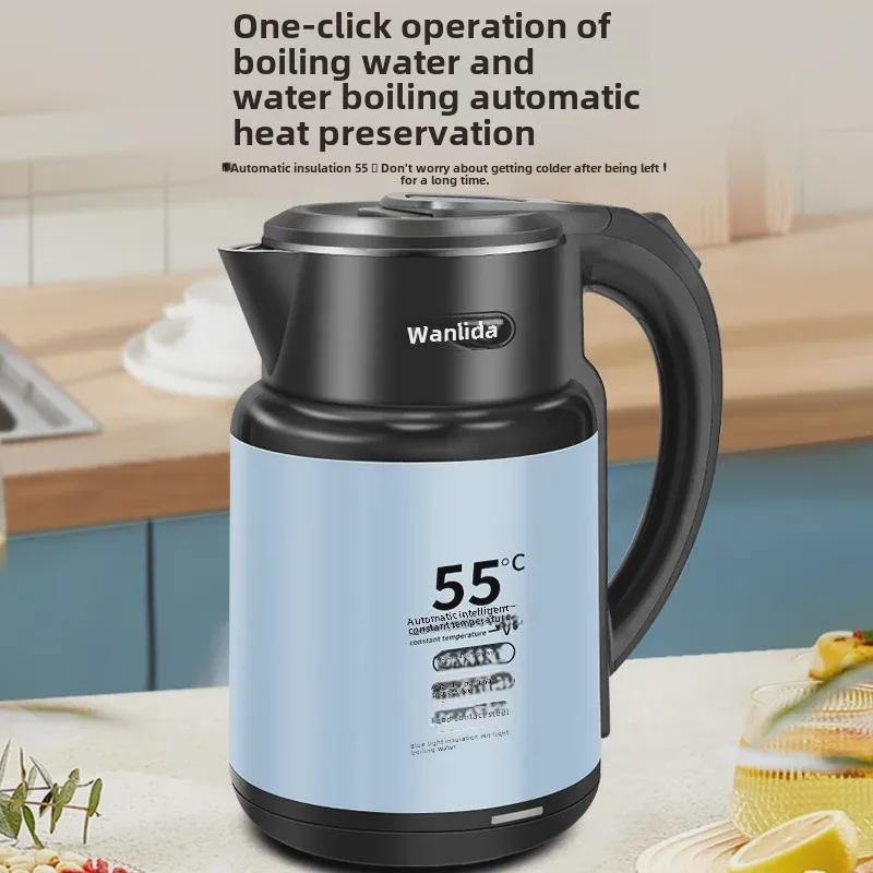 Электрический чайник Wanlida из нержавеющей стали с интеллектуальным контролем температуры