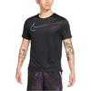 Nike Dri Fit T Shirts Men's Black Crew Neck Moderate Straight Fit