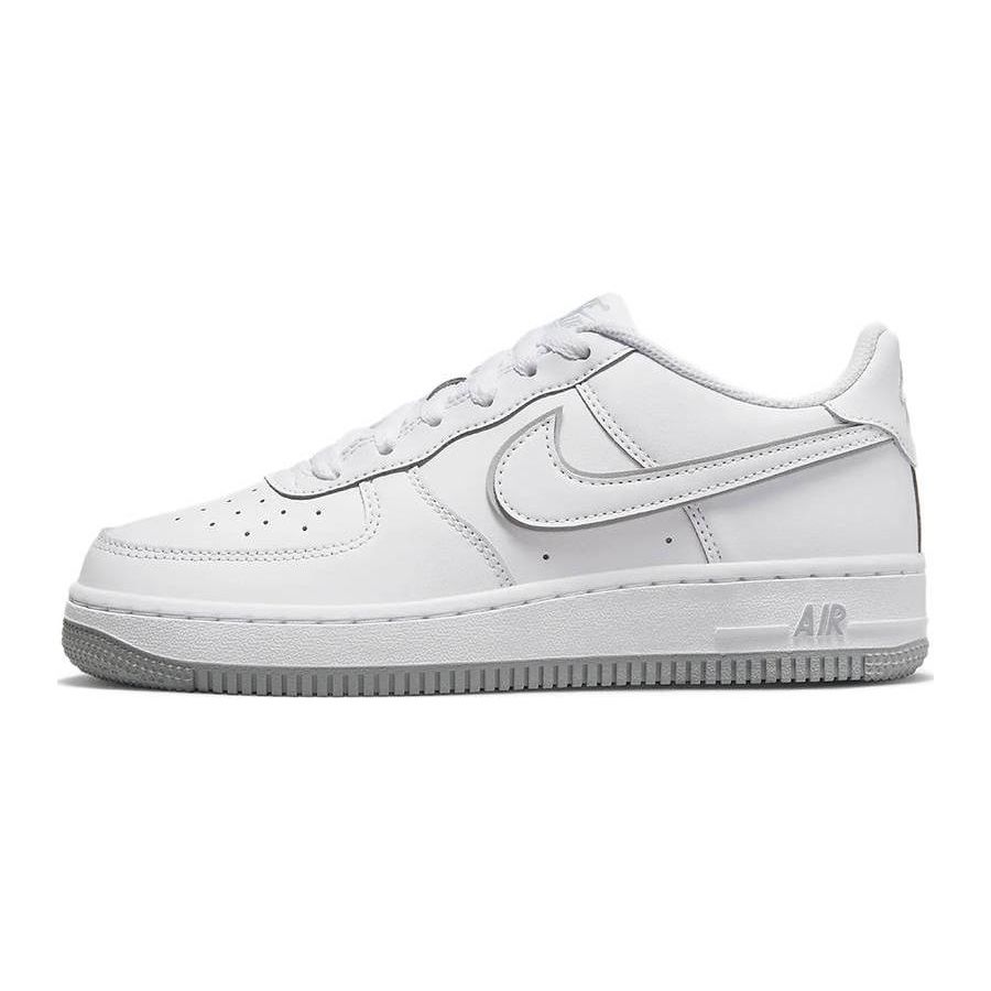 Nike Air Force 1 GS White Wolf Grey Kids Sneakers DX5805-100
