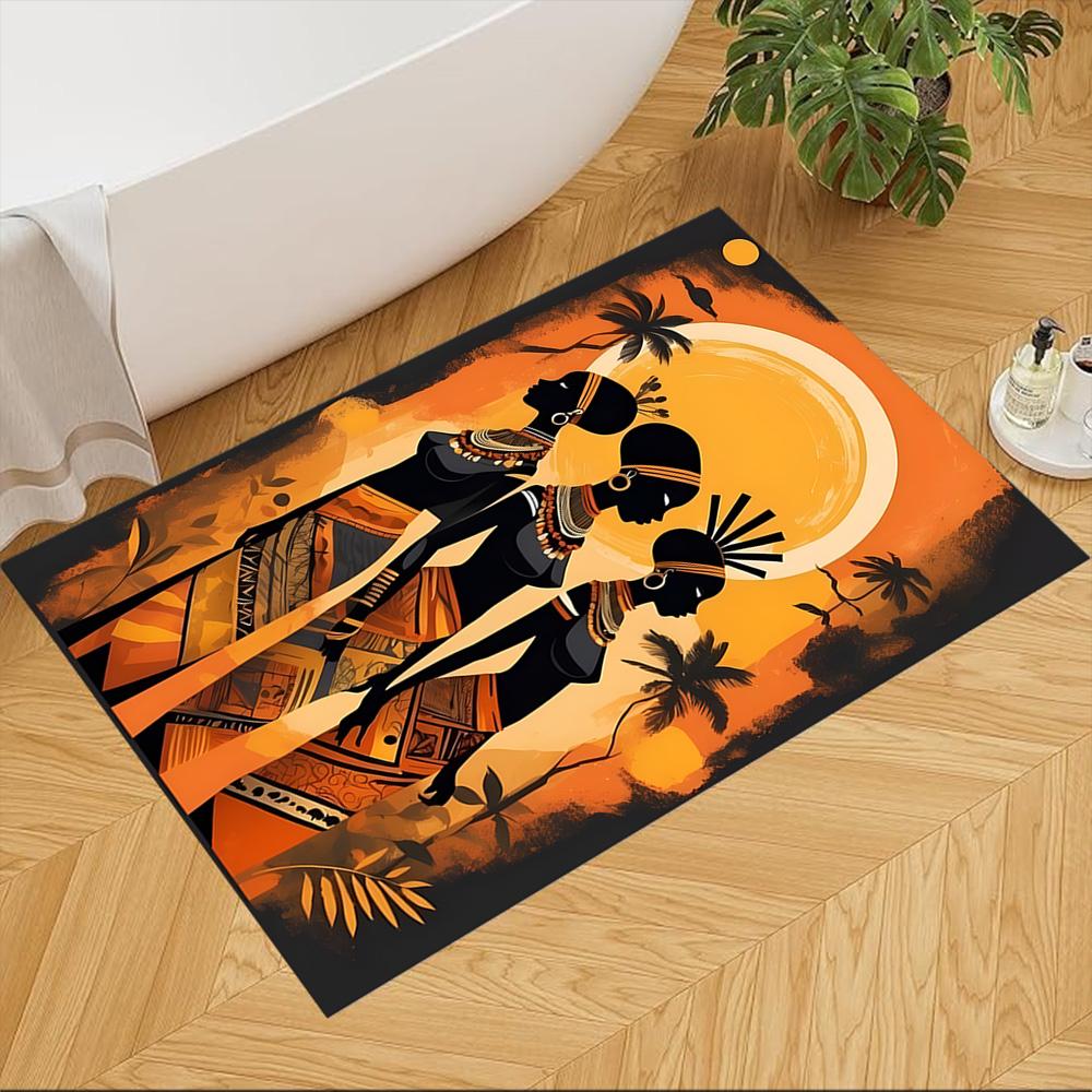 African Heritage And Tradition Non-Slip Home Carpet Design for Office Decor Living Room Bedroom Gift