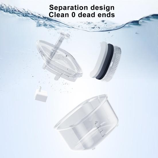 Автоматический фонтанчик для кошек с 5-уровневой системой фильтрации, бесшумный, легко чистится, диспенсер для воды для домашних животных