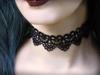 Neck Strap, Court Gothic  Spicy Girl Necklace, Lace Necklace, Collarbone Chain Collar