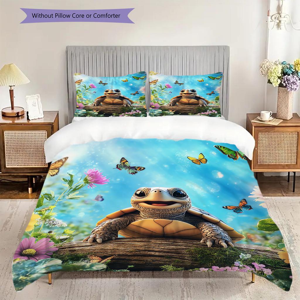 Комплект постельного белья с узором "черепаховый панцирь" Пододеяльник Наволочка Домашний Декор Подарок на День Рождения (1 пододеяльник + 2 наволочки, без наполнителя)