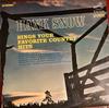 LP Пластинка ХЭНК СНОУ - Хэнк Сноу Поет Ваши Любимые Count SHP5502 VICTOR 1965 Япония Кантри Б/У