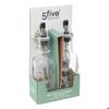 5five - 2 bouteilles huile/vinaigre verre 0,16l