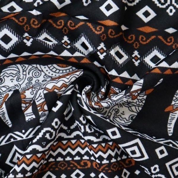 Elephant Pants Men Women Unisex Plus Size High Waist Summer Thailand Thin Straight Trousers Casual Streetwear Bottoms Clothing Fashion