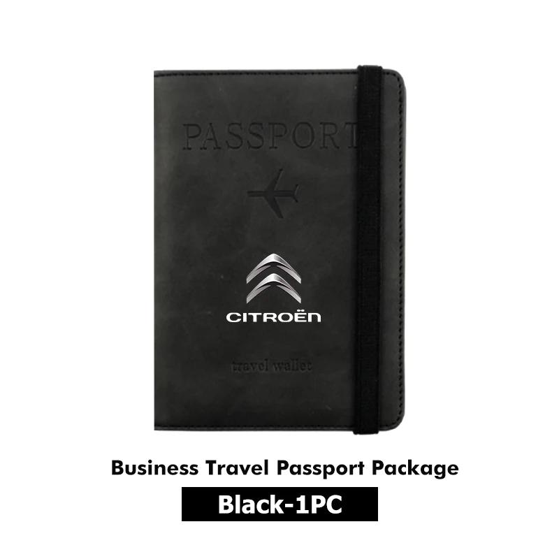 APG1 Rfid Blocking Passport Cover Travel Wallet Card Ticket Holder For Citroen C5 C1 C2 C6 C4L DS3 DS4 DS5 C-Elysee Grand Berlingo