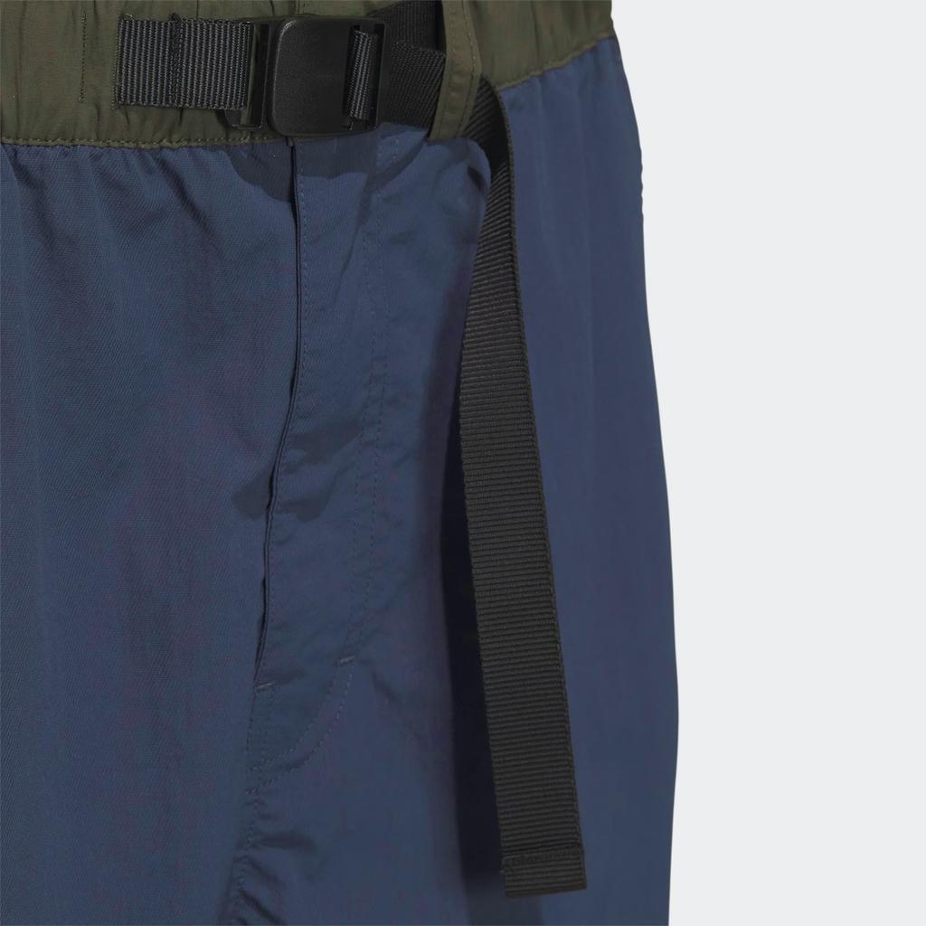 Adidas Оригинальные спортивные шорты X-Large Collaboration с вышитым логотипом, высокой талией, затягивающимся шнурком, мужские шорты темно-синего цвета IS0653