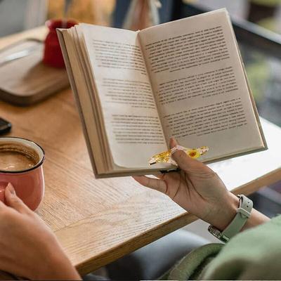 1 шт. Новая Креативная Книга с Капельным Прессом Кольцо для Пальца Инструмент для Книг Удобная Закладка Поддержка для Большого Пальца Книги Школьные Офисные Канцелярские Товары