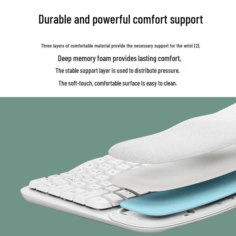 Logitech WAVE KEYS Эргономичная проводная механическая клавиатура
