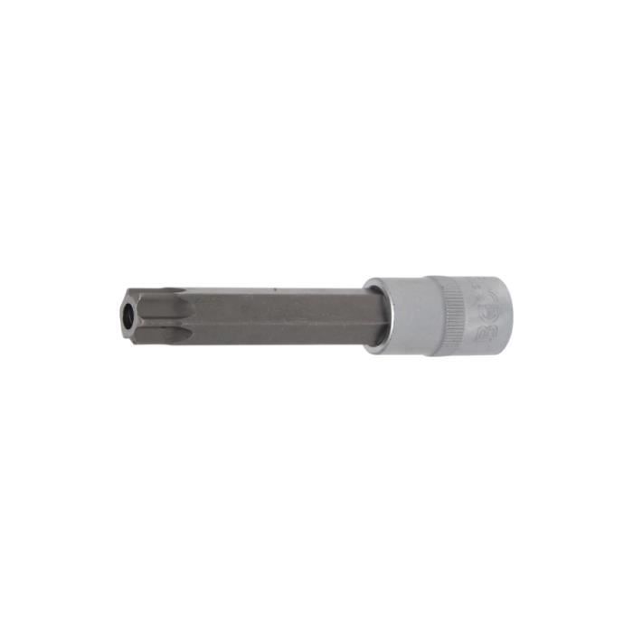Douille à embouts longueur 110 mm 12,5 mm (1/2") profil T (pour Torx) avec perçage T70