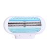 4pcs/lot Razor Blade Shaving For Women Blades Sharpener 3 Layer Woman Razor Blades Head