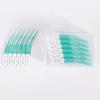 60Pcs Silicone Interdental Brush 60Pcs Tooth Brush New Tooth Cleaning Brush  Oral Cavity