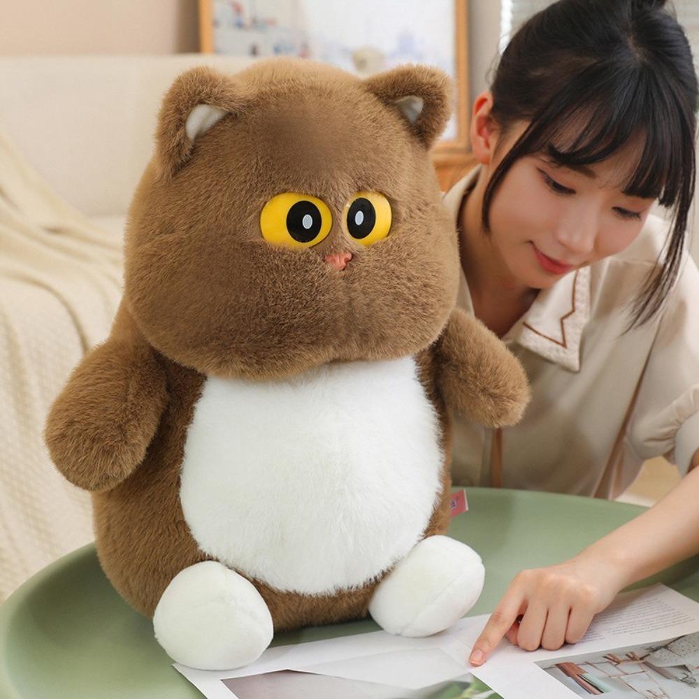 Soft Stuffed Animals Dolls 23/35cm Pillow Birthday Gift Cartoon Big Eyes Cat Plush Toys