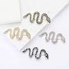 Retro Exquisite Alloy Rhinestone Snake Brooch Fashion Creative Men'S And Women'S Suit Coat Corsage Jewelry Pin