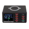 USB Charger 100W 8 Port USB Charging Station QC 3.0 Wireless Charger PD18W Intelligent Compatible