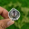 Natural African Amethyst 925 Silver Multi Stone Adjustable Ring For Girls