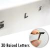bfxhr7 1pcs 3D ABS Logo Tesla Emblem Letters Car Trunk Badge Rear Letter Label Electroplated For MODEL 3 MODEL S X Modified accessories