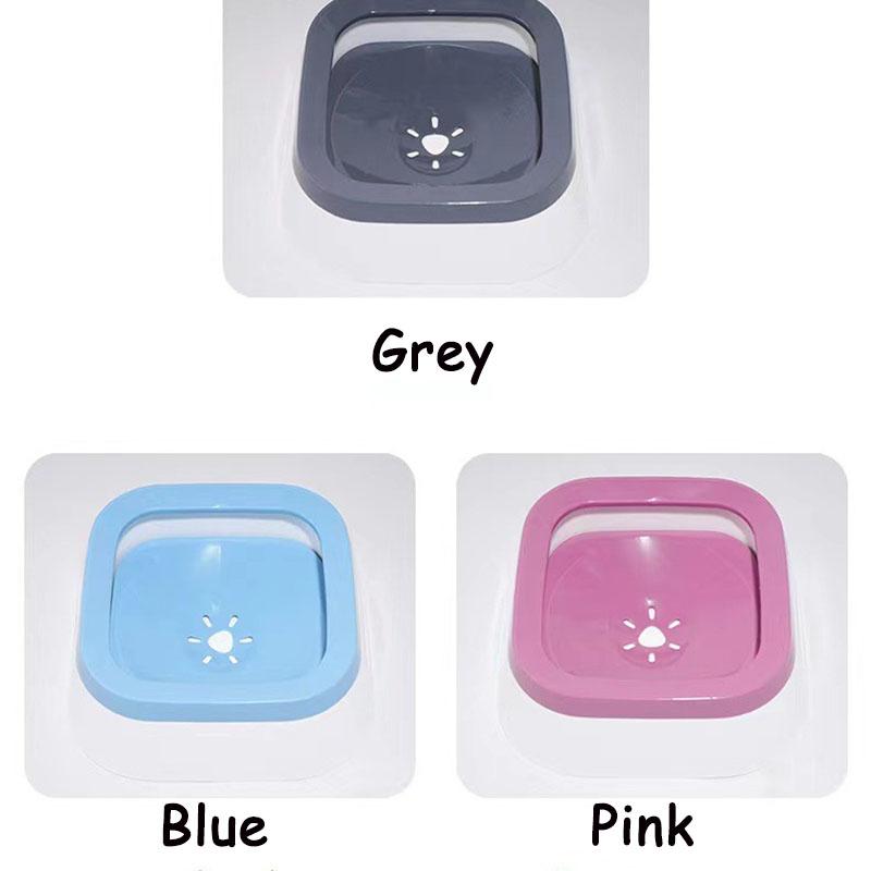 Миска для домашних животных, противобрызгивая, плавающая, не мокрая, кормушка для собак, 1 л, нескользящая, изогнутая, для собак, автомобильная, товары для животных