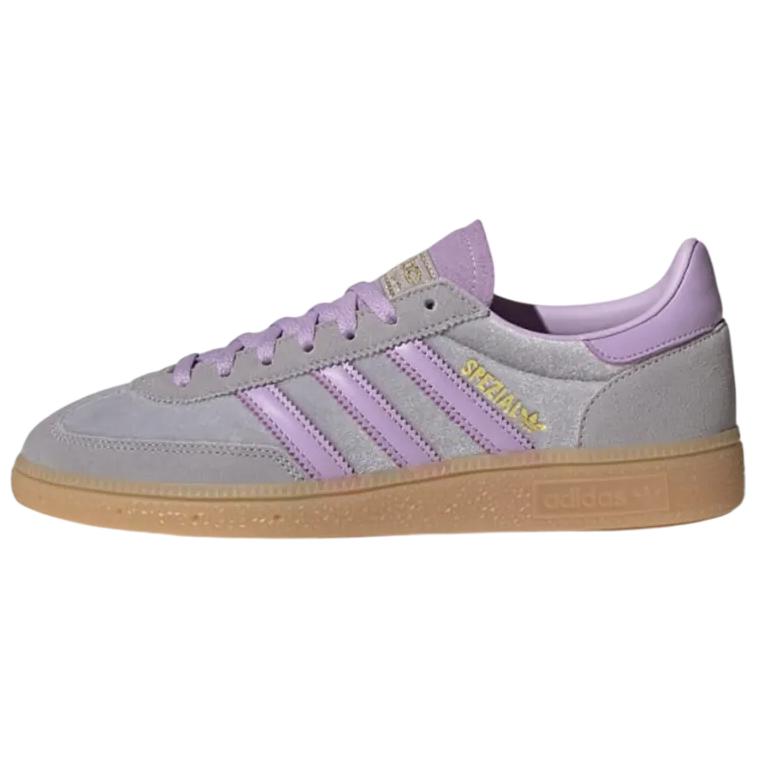 adidas Оригиналы HANDBALL SPEZIAL Кеды для скейтбординга Унисекс Серый Фиолетовый JR3646