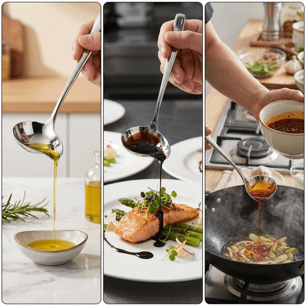 Irregular Soup Spoon Thickened Basting Spoon Large Capacity Table Serving Ladle Side Dish Sharing